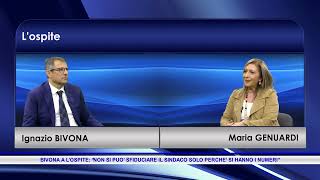 BIVONA A L’OSPITE “NON SI PUO’ SFIDUCIARE IL SINDACO SOLO PERCHE’ SI HANNO I NUMERI” [upl. by Lekar]