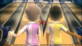 Kinect Sports Bowling Left vs RightHanded [upl. by Yroj]