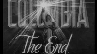 Columbia Pictures Logo a 1937 Closing quotThe Endquot Variant [upl. by Krystyna193]