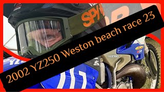 I raced a 21 year old YZ250 at the 23 Weston Beach race  Does Armor Vision really work  TEST [upl. by Maighdiln]