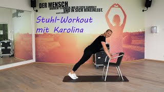 Stuhlworkout mit Karolina [upl. by Dualc33]