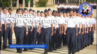 319th Training Squadron Airmans Coin Ceremony  October 4 2023 [upl. by Aniluap]