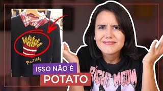 CUIDADO COM CAMISAS COM FRASES EM INGLÊS [upl. by Franciscka210]