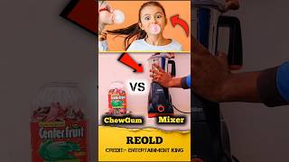 Chewing Gum vs Mixer Grainder  Shorts trending facts youtubeshorts subscribe [upl. by Patricio]