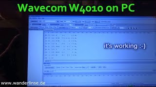 Wavecom W4010 Decoder PC Datenausgabe data output Terminal software [upl. by Ennayram]