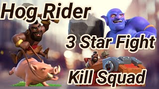 Max Hogrider Siege Machines Kill Squad Strategy 3 Star War Attack TH12 Clash Of Clans [upl. by Attemaj528]