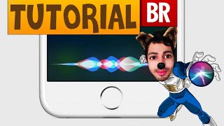 Como Ativar a SIRI no Iphone no celular comando de voz inteligente [upl. by Ahseenyt]