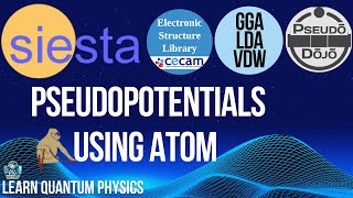 Pseudopotential generation for Siesta using ATOM [upl. by Jaala394]