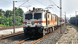 COROMANDEL vs VANDE BHARAT 😨 Dangerous WAP7 amp WAP4 High Priority Trains At Full Speed 🔥⚡ [upl. by Nodle542]