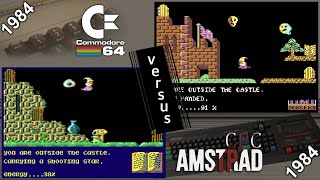 Commodore 64 vs Amstrad CPC  8 games from 1984 [upl. by Ellenor]