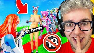 ENTRO di NASCOSTO nella SFILATA di MODA S3XY su FORTNITE 🔞😍 [upl. by Arriet]