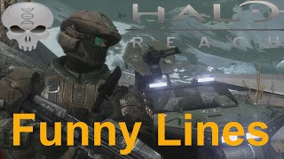 Lines of Halo  Halo Reach Marines funny dialogue [upl. by Goto]