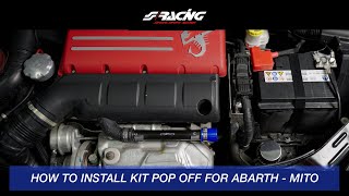 Fiat 500 Abarth conversione Valvola Pop Off sfiato esterno  Simoni Racing  Tutorial [upl. by Liarret]