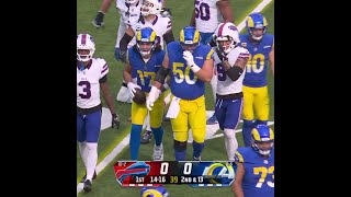 Puka Nacua catches for a 12yard Gain vs Buffalo Bills [upl. by Kcirderfla602]