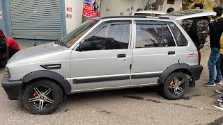 MODIFIED MARUTI 800  ALLOY WHEELS  AMBIENT LIGHT  MARUTI 800 MODIFIED [upl. by Brande125]