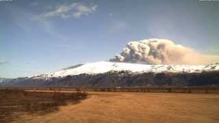 Eyjafjallajökull  Full HD Time Lapse  20100419  1080p [upl. by Ansela]