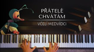 Včelí Medvídci  Přátelé chvátám  noty pro klavír [upl. by Pryce]