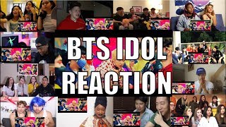 BTS 방탄소년단 IDOL quotReaction Mashupquot [upl. by Zullo]