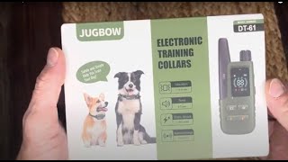 JUGBOW Brand Dog Training Collar  Model DT61  Unboxing and Review Demonstration [upl. by Enomes]