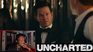 The UNCHARTED Movie finally gets an Official Trailer Reaction [upl. by Ardekal]