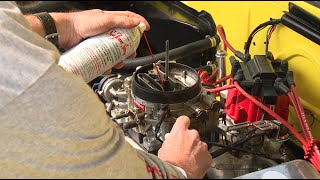 How to clean a gasoline carburetor upper engine air intake using Sea Foam Spray [upl. by Dellora630]