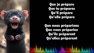 ♫ Japprends le français ♫ Conjugaison I PRÉPARER I Subjonctif Présent [upl. by Bluhm]