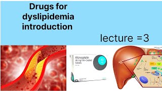 Management of dyslipidemia  Drugs for hyperlipidemia  Dyslipidemia drugs introduction [upl. by Owades]