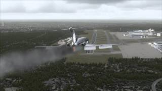 Boeing 727 Crash Tokyo Narita 東京成田飛行機墜落  FSX [upl. by Bastien]