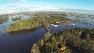 Hochwasser Kellinghusen 2014 von oben [upl. by Pirali]