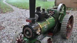 Steaming A 4quot Foster Traction Engine [upl. by Trebornhoj]