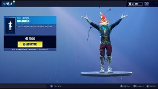 FORTNITE  Boutique du 26 décembre Nouvelle Danse quotLOUANGEquot [upl. by Gerius]