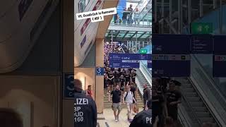 Osnabrück in Hannover HAUPTBAHNHOF 🔊🔥 vflosnabrück hannover ultras football viralvideo [upl. by Thunell]