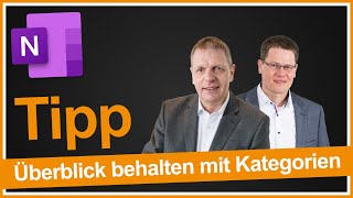 Kategorien in OneNote für Windows 10 [upl. by Trilley]