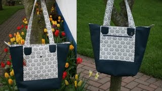 DIY Shoppingbag Boat Bag von Unikati nähen [upl. by Ardnuahc]