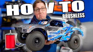 Easily Convert an RC Car to BRUSHLESS Beginners Guide [upl. by Desta]