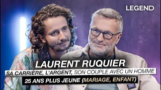 LAURENT RUQUIER SA CARRIÈRE L’ARGENT SON COUPLE AVEC UN HOMME 25 ANS PLUS JEUNE MARIAGEENFANT [upl. by Enaz]