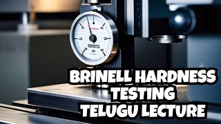 Brinell Hardness Test  Procedure  Destructive Testing  DT  Methods  Basics  Telugu Lecture [upl. by Wehtta]