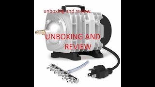 vivosun air pump unbox and review [upl. by Inaffyt170]