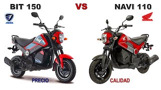 HONDA vs ITALIKA ¿CUÁL COMPRAR Navi110 o BIT150 [upl. by Haven]