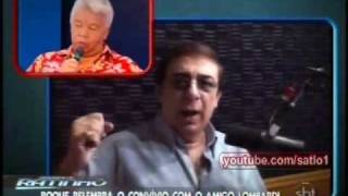 Lombardi morre  Roque comenta 021209 Programa do Ratinho [upl. by Yelrebma]