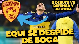 CONFIRMADO 💣 AL QADSIAH PAGA la CLAUSULA de EQUI FERNANDEZ 🙁 debut de los REFUERZOS de BOCA JUNIORS [upl. by Pain]