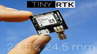 TINY RTK  The world smallest RTK GPS with ublox NEOM8P [upl. by Dael875]