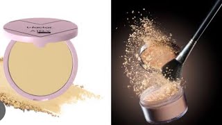 Difference Between Loose Powder and Compact Powder Uses of Loose Powder and Compact Powder [upl. by Mahan]