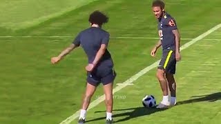 Funny Moments in Training 2 ● Marcelo Mbappe Neymar Ronaldo [upl. by Chernow]