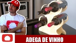 Como fazer adega para vinho DIY  Na oficina S03E01 [upl. by Brightman]