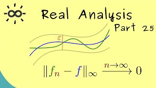 Real Analysis 25  Uniform Convergence [upl. by Amikat]