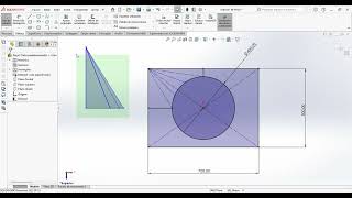 traçado quadrado para redondo no Solidworks [upl. by Litton]