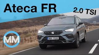 TEST  SEAT Ateca 20 TSI 4Drive  JEDE O DOST VÍC A NEHRAJE SI NA DOTYK CZSK [upl. by Assetal]