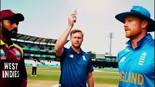 West Indies vs England Live  first mens ODI  cricket score and text update 😱😍🥰🤠  ODI cricket [upl. by Oruam379]