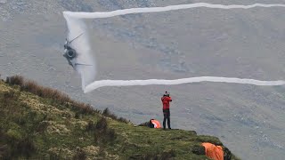 PURE JET NOISE IN THE MACH LOOP  4K [upl. by Ahsini]